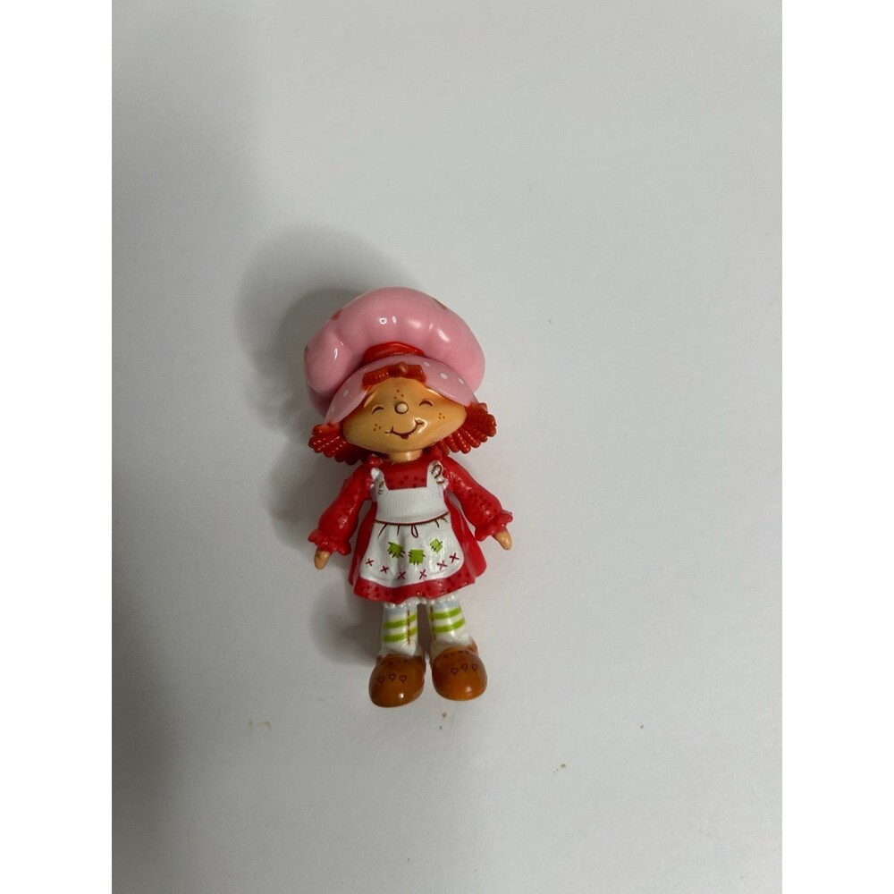 Strawberry Shortcake Mini Doll Red Dress Pink Hat